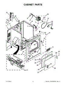 03 - Cabinet Parts parts for Maytag Dryer MGDC215EW0 from AppliancePartsPros.com