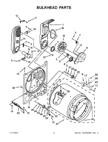 04 - Bulkhead Parts parts for Maytag Dryer MGDC215EW0 from AppliancePartsPros.com
