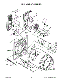04 - Bulkhead Parts parts for Maytag Laundry Center MGDC215EW2 from AppliancePartsPros.com