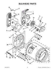 03 - Bulkhead Parts parts for Maytag Dryer MGDC300BW0 from AppliancePartsPros.com