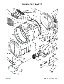 03 - Bulkhead Parts parts for Maytag Dryer MGDE201YW2 from AppliancePartsPros.com
