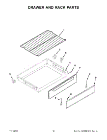 07 - Drawer And Rack Parts parts for Maytag Range MGR7685AB2 from AppliancePartsPros.com