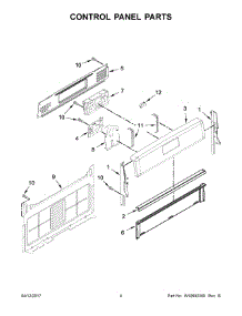03 - Control Panel Parts parts for Maytag Range MGR8600DE0 from AppliancePartsPros.com