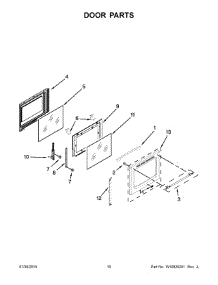 06 - Door Parts parts for Maytag Range MGR8600DE1 from AppliancePartsPros.com