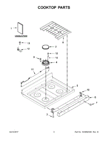 02 - Cooktop Parts parts for Maytag Range MGR8600DH0 from AppliancePartsPros.com