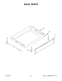 06 - Rack Parts parts for Maytag Range MGR8600DH0 from AppliancePartsPros.com