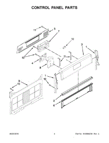 03 - Control Panel Parts parts for Maytag Range MGR8600DS2 from AppliancePartsPros.com