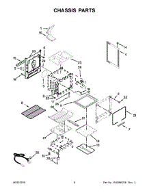 05 - Chassis Parts parts for Maytag Range MGR8600DS2 from AppliancePartsPros.com