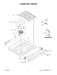 02 - Cooktop Parts parts for Maytag Range MGR8650ES0 from AppliancePartsPros.com