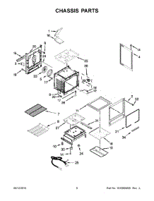 04 - Chassis Parts parts for Maytag Range MGR8650ES0 from AppliancePartsPros.com