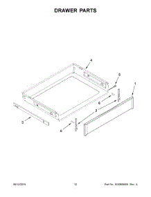 07 - Drawer Parts parts for Maytag Range MGR8650ES0 from AppliancePartsPros.com