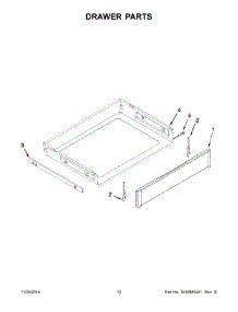 07 - Drawer Parts parts for Maytag Range MGR8700DH0 from AppliancePartsPros.com