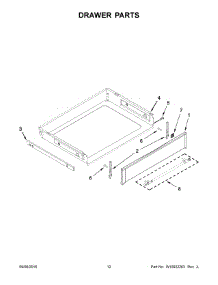 07 - Drawer Parts parts for Maytag Range MGR8700DS3 from AppliancePartsPros.com