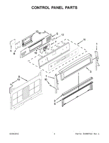 03 - Control Panel Parts parts for Maytag Range MGR8800DH0 from AppliancePartsPros.com