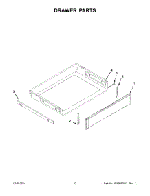07 - Drawer Parts parts for Maytag Range MGR8800DS0 from AppliancePartsPros.com