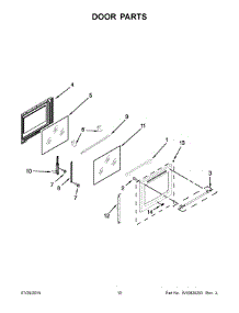 06 - Door Parts parts for Maytag Range MGR8800DS2 from AppliancePartsPros.com