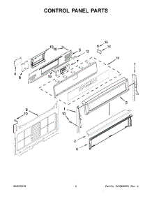03 - Control Panel Parts parts for Maytag Range MGR8800DS3 from AppliancePartsPros.com