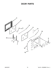 06 - Door Parts parts for Maytag Range MGR8800DS3 from AppliancePartsPros.com
