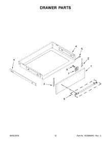 07 - Drawer Parts parts for Maytag Range MGR8800DS3 from AppliancePartsPros.com