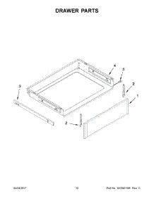 07 - Drawer Parts parts for Maytag Range MGR8800FB0 from AppliancePartsPros.com