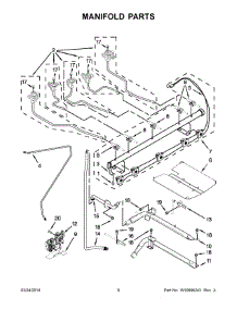 05 - Manifold Parts parts for Maytag Range MGR8850DS0 from AppliancePartsPros.com