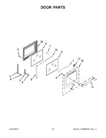 06 - Door Parts parts for Maytag Range MGR8850DS2 from AppliancePartsPros.com