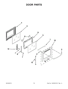 05 - Door Parts parts for Maytag Range MGR8880AS1 from AppliancePartsPros.com