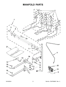04 - Manifold Parts parts for Maytag Range MGS8880DH0 from AppliancePartsPros.com