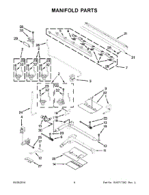 04 - Manifold Parts parts for Maytag Range MGT8720DH00 from AppliancePartsPros.com