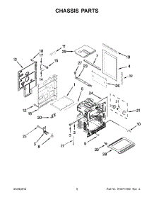 05 - Chassis Parts parts for Maytag Range MGT8720DH00 from AppliancePartsPros.com