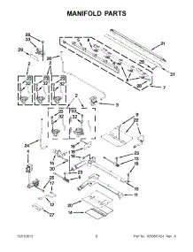 04 - Manifold Parts parts for Maytag Range MGT8775XS04 from AppliancePartsPros.com