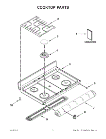 02 - Cooktop Parts parts for Maytag Range MGT8775XW04 from AppliancePartsPros.com