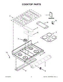 02 - Cooktop Parts parts for Maytag Range MGT8820DS02 from AppliancePartsPros.com