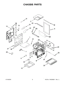05 - Chassis Parts parts for Maytag Range MGT8820DS06 from AppliancePartsPros.com