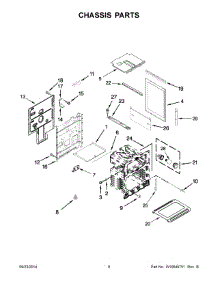 05 - Chassis Parts parts for Maytag Range MGT8885XW04 from AppliancePartsPros.com