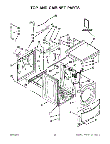 02 - Top And Cabinet Parts parts for Maytag Washer MHN30PDCGW0 from AppliancePartsPros.com