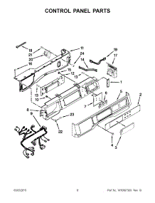 04 - Control Panel Parts parts for Maytag Washer MHN30PDCXW0 from AppliancePartsPros.com