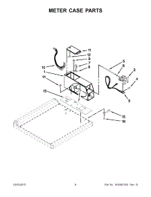 05 - Meter Case Parts parts for Maytag Washer MHN30PDCXW0 from AppliancePartsPros.com