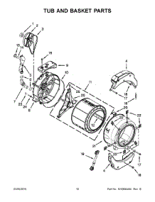 06 - Tub And Basket Parts parts for Maytag Washer MHN30PNCGW0 from AppliancePartsPros.com