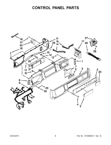 04 - Control Panel Parts parts for Maytag Washer MHN30PRCWW0 from AppliancePartsPros.com