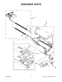 04 - Dispenser Parts parts for Maytag Washer MHW3000BG1 from AppliancePartsPros.com