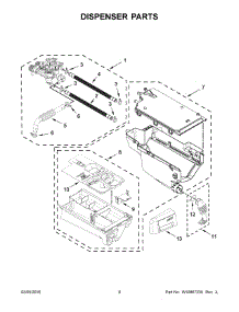 05 - Dispenser Parts parts for Maytag Washer MHW3500FW0 from AppliancePartsPros.com