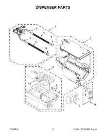 05 - Dispenser Parts parts for Maytag Laundry Center MHW3500FW1 from AppliancePartsPros.com