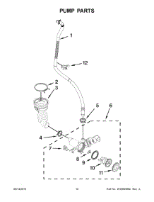 07 - Pump Parts parts for Maytag Washer MHW4000BW1 from AppliancePartsPros.com