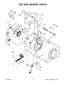 06 - Tub And Basket Parts parts for Maytag Washer MHW4000BW2 from AppliancePartsPros.com
