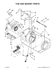06 - Tub And Basket Parts parts for Maytag Washer MHW7000AG2 from AppliancePartsPros.com