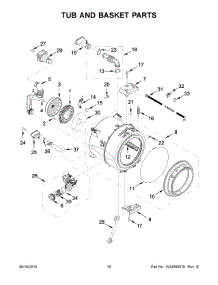 06 - Tub And Basket Parts parts for Maytag Washer MHW7100DC0 from AppliancePartsPros.com