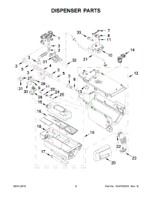 05 - Dispenser Parts parts for Maytag Washer MHW8100DC0 from AppliancePartsPros.com
