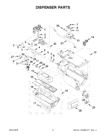 05 - Dispenser Parts parts for Maytag Laundry Center MHW8150EC0 from AppliancePartsPros.com