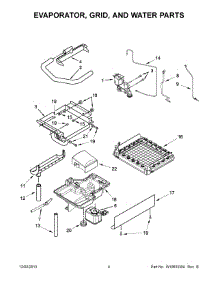 03 - Evaporator, Grid, And Water Parts parts for Maytag Ice Maker MIM1555ZRS0 from AppliancePartsPros.com